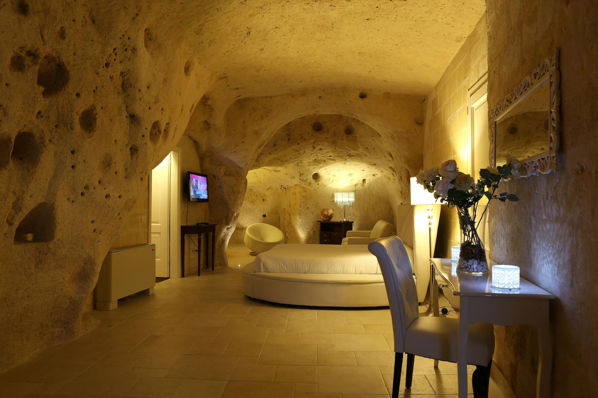 Caveoso Hotel Matera Bagian luar foto