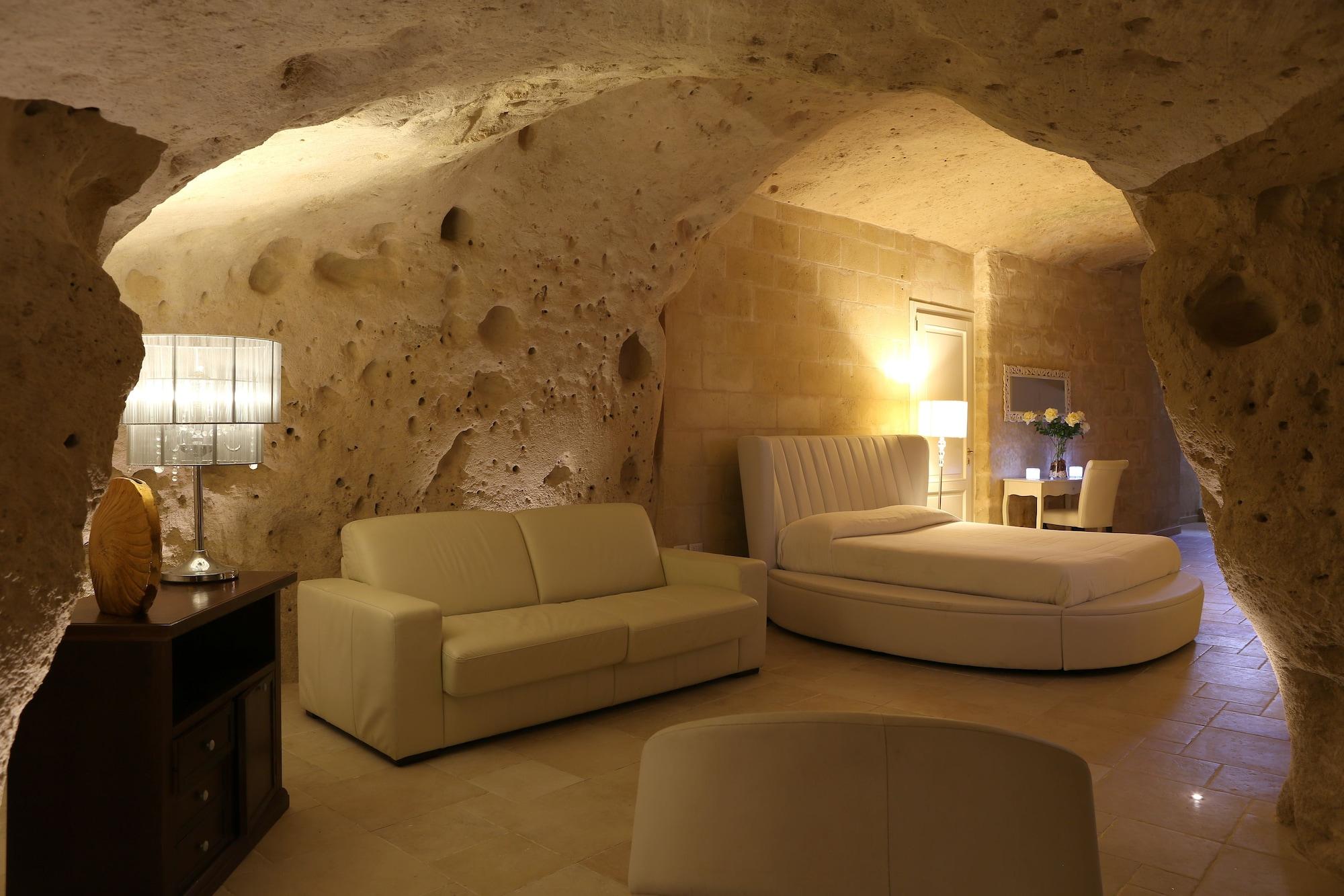 Caveoso Hotel Matera Bagian luar foto