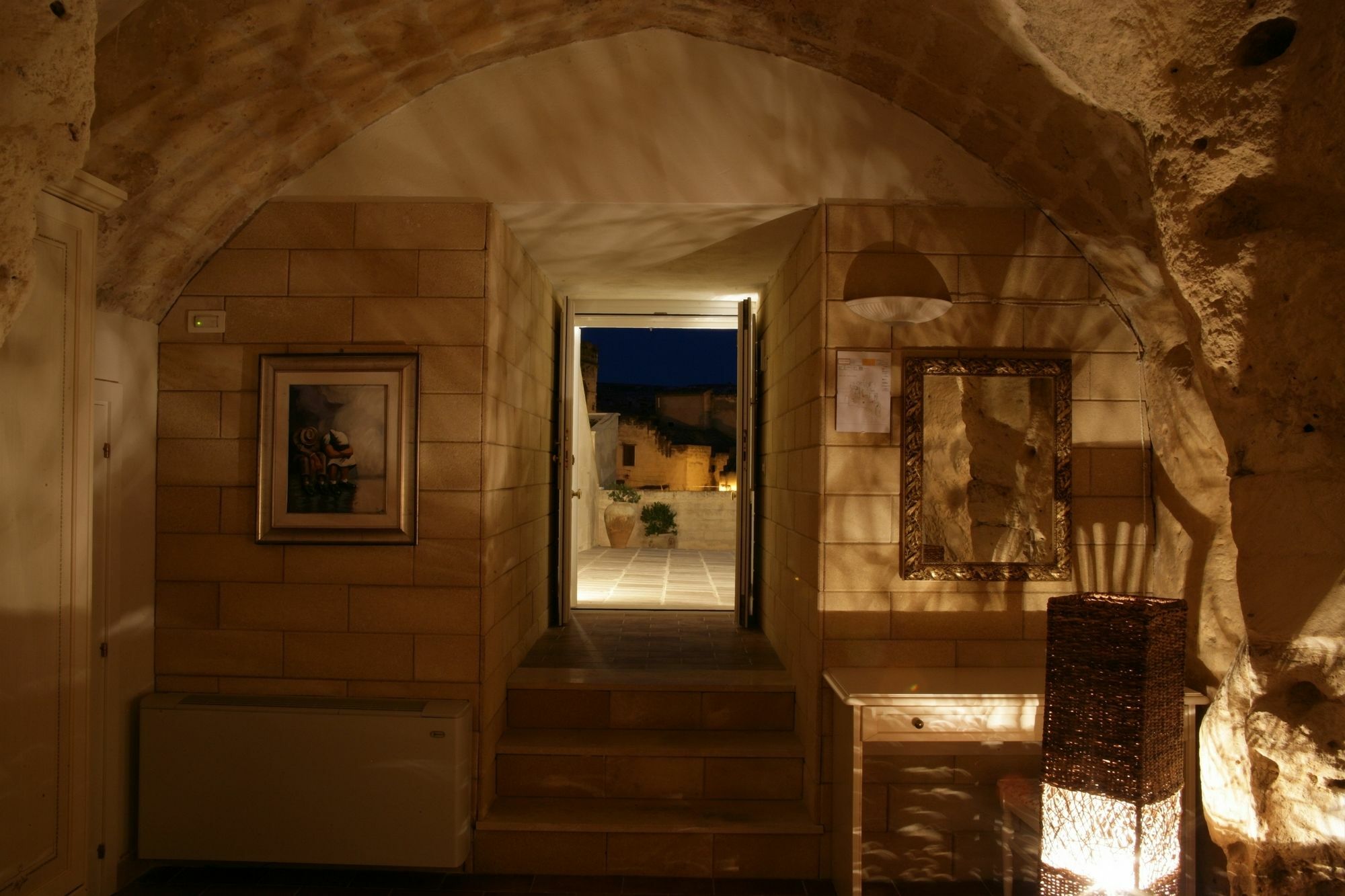 Caveoso Hotel Matera Bagian luar foto