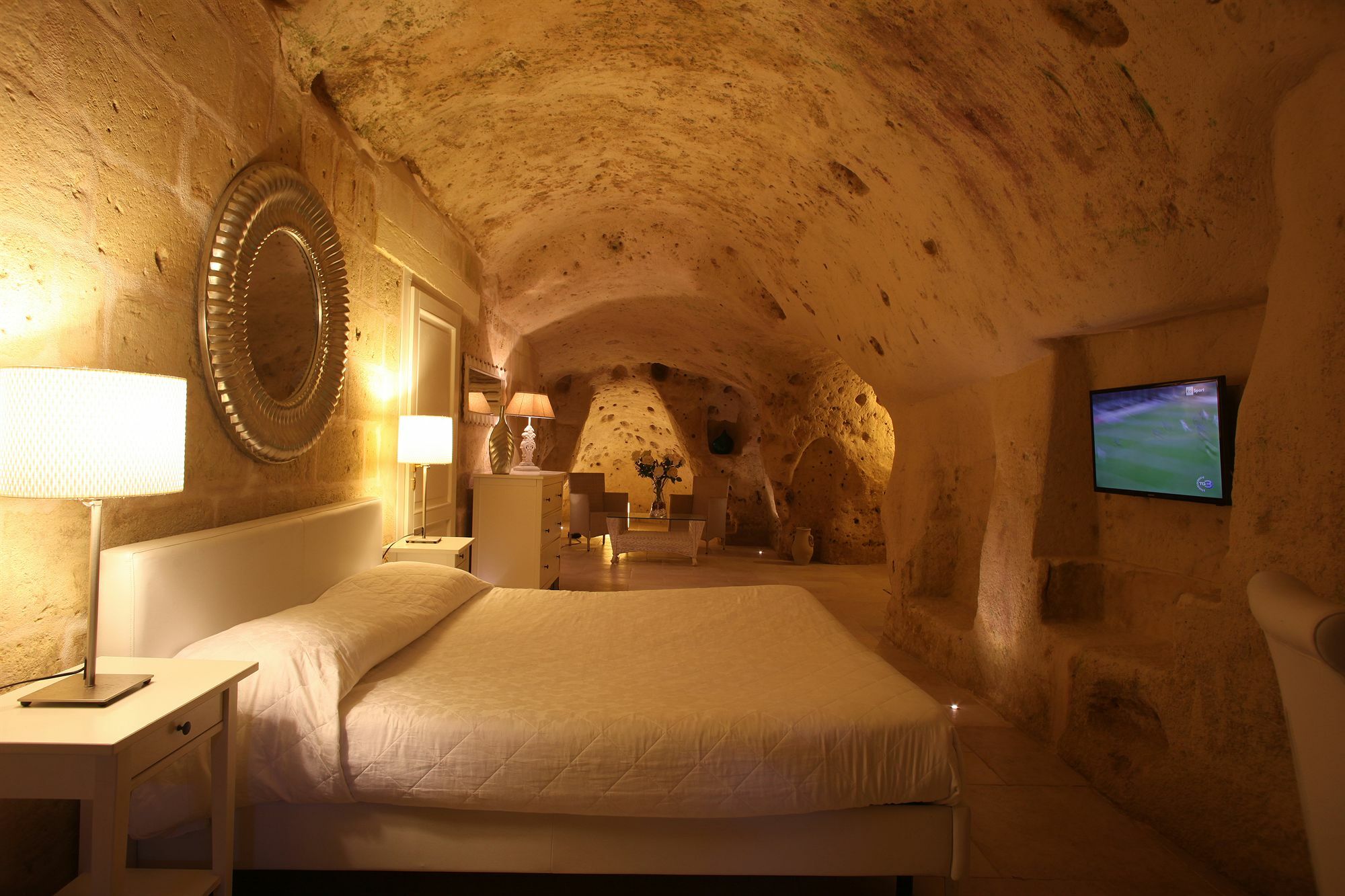 Caveoso Hotel Matera Bagian luar foto